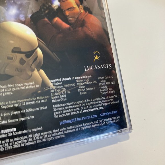 Star Wars JEDI KNIGHT II 2: Jedi Outcast 2009 PC Game Lucasarts Video Game - Picture 7 of 7